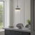 Lampa wisząca mosiężna szklana 1-punktowa 112572 z serii Marietta - Endon Lighting