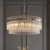 Lampa wisząca mosiężna szklana 7-punktowa 112574 z serii Marietta Grand - Endon Lighting