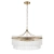 Lampa wisząca mosiężna szklana 7-punktowa 112574 z serii Marietta Grand - Endon Lighting