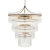 Żyrandol mosiężny kaskadowy szklany 16-punktowy 112576 z serii Marietta - Endon Lighting