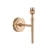 Kinkiet metalowy mosiężny szczotkowany 1-punktowy 113151 z serii Chester - Endon Lighting