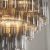 Lampa wisząca mosiężna szklana 12-punktowa 114197 z serii Toulouse - Endon Lighting