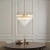 Lampa wisząca mosiężna szklana 12-punktowa 114198 z serii TOULOUSE - Endon Lighting