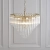 Lampa wisząca mosiężna szklana 12-punktowa 114198 z serii TOULOUSE - Endon Lighting