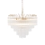 Żyrandol mosiężny szklany 12-punktowy 114199 z serii Toulouse - Endon Lighting