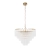 Żyrandol mosiężny szklany 12-punktowy 114199 z serii Toulouse - Endon Lighting