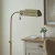 Lampa podłogowa metalowa mosiężna regulowana 114205 z serii Pharmacy - Endon Lighting