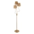 Lampa podłogowa mosiężna 3-punktowa z rafii 114222 z serii Wriggle - Endon Lighting