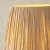 Lampa podłogowa czarna metalowa z abażurem z rafii 114223 z serii Wriggle - Endon Lighting