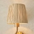 Kinkiet mosiężny z kloszem z rafii 114227 z serii Wriggle - Endon Lighting