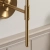 Kinkiet metalowy mosiężny szczotkowany 1-punktowy 115074 z serii Step T Bar - Endon Lighting