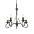 Lampa wisząca metalowa szara 5-punktowa 180-5AS z serii Trafford - Endon Lighting