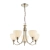 Żyrandol metalowy srebrny 5-punktowy 1805-5SC z serii Alton - Endon Lighting
