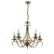 Żyrandol metalowy mosiężny 5-punktowy 2030-5AN z serii Bernice - Endon Lighting
