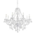 Żyrandol przezroczysty 8-punktowy 308-8CL z serii CLARENCE - Endon Lighting