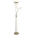 Lampa podłogowa mosiężna z ramieniem do czytania MONACO-AN z serii MONACO - Endon Lighting