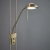 Lampa podłogowa metalowa mosiężna 180cm ROME-AN z serii ROME - Endon Lighting