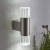 Kinkiet zewnętrzny metalowy srebrny dwupunktowy YG-7501 z serii GRANT - Endon Lighting