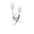 Kinkiet ścienny chromowany 2-punktowy 146-2CH z serii Havana - Endon Lighting