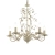 Żyrandol metalowy kremowy 5-punktowy LULLABY-5CR z serii LULLABY - Endon Lighting