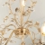 Żyrandol metalowy kremowy 5-punktowy LULLABY-5CR z serii LULLABY - Endon Lighting