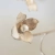 Żyrandol metalowy kremowy 5-punktowy LULLABY-5CR z serii LULLABY - Endon Lighting