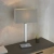 Lampa stołowa metalowa srebrna z szarym kloszem MORETO z serii MORETO - Endon Lighting