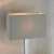 Lampa stołowa metalowa srebrna z szarym kloszem MORETO z serii MORETO - Endon Lighting