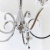 Lampa wisząca metalowa srebrna 5-punktowa KORA-5CH z serii Kora - Endon Lighting