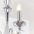 Lampa wisząca metalowa srebrna 5-punktowa KORA-5CH z serii Kora - Endon Lighting