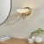 Kinkiet mosiężny z matowym kloszem CAGNEY-1WBAB z serii Cagney - Endon Lighting