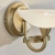 Kinkiet mosiężny z matowym kloszem CAGNEY-1WBAB z serii Cagney - Endon Lighting