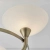 Lampa sufitowa mosiężna 3-punktowa z białymi kloszami CAGNEY-3AB z serii Cagney - Endon Lighting