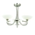 Lampa sufitowa metalowa srebrna 3-punktowa CAGNEY-3SC z serii Cagney - Endon Lighting