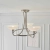 Lampa sufitowa metalowa srebrna 3-punktowa CAGNEY-3SC z serii Cagney - Endon Lighting