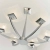 Lampa sufitowa chromowana 6-punktowa AYRES-6CH z serii AYRES - Endon Lighting