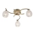 Lampa sufitowa mosiężna 3-punktowa ze szklanymi kloszami BOYER-3AB z serii BOYER - Endon Lighting
