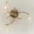 Lampa sufitowa mosiężna 3-punktowa ze szklanymi kloszami BOYER-3AB z serii BOYER - Endon Lighting