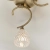 Lampa sufitowa mosiężna 3-punktowa ze szklanymi kloszami BOYER-3AB z serii BOYER - Endon Lighting