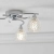 Lampa sufitowa chromowana 3-punktowa szklana BOYER-3CH z serii BOYER - Endon Lighting