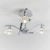 Lampa sufitowa chromowana szklana 3-punktowa LANGELLA-3CH z serii LANGELLA - Endon Lighting