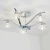 Lampa sufitowa chromowana szklana 5-punktowa LANGELLA-5CH z serii LANGELLA - Endon Lighting
