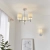 Kinkiet ścienny chromowany z białym abażurem BRIO-1WBCH z serii BRIO - Endon Lighting