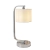 Lampa stołowa chromowana z białym abażurem CANNING-TLCH z serii CANNING - Endon Lighting