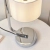 Lampa stołowa chromowana z białym abażurem CANNING-TLCH z serii CANNING - Endon Lighting