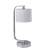 Lampa stołowa chromowana z białym abażurem CANNING-TLCH z serii CANNING - Endon Lighting