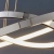 Lampa wisząca LED chromowana okrągła 45cm KLINE-2CH z serii KLINE - Endon Lighting