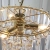 Lampa wisząca kryształowa złota 3-punktowa FARGO-14BP z serii FARGO - Endon Lighting