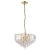 Lampa wisząca kryształowa złota 3-punktowa FARGO-14BP z serii FARGO - Endon Lighting