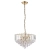 Lampa wisząca kryształowa złota 3-punktowa FARGO-14BP z serii FARGO - Endon Lighting